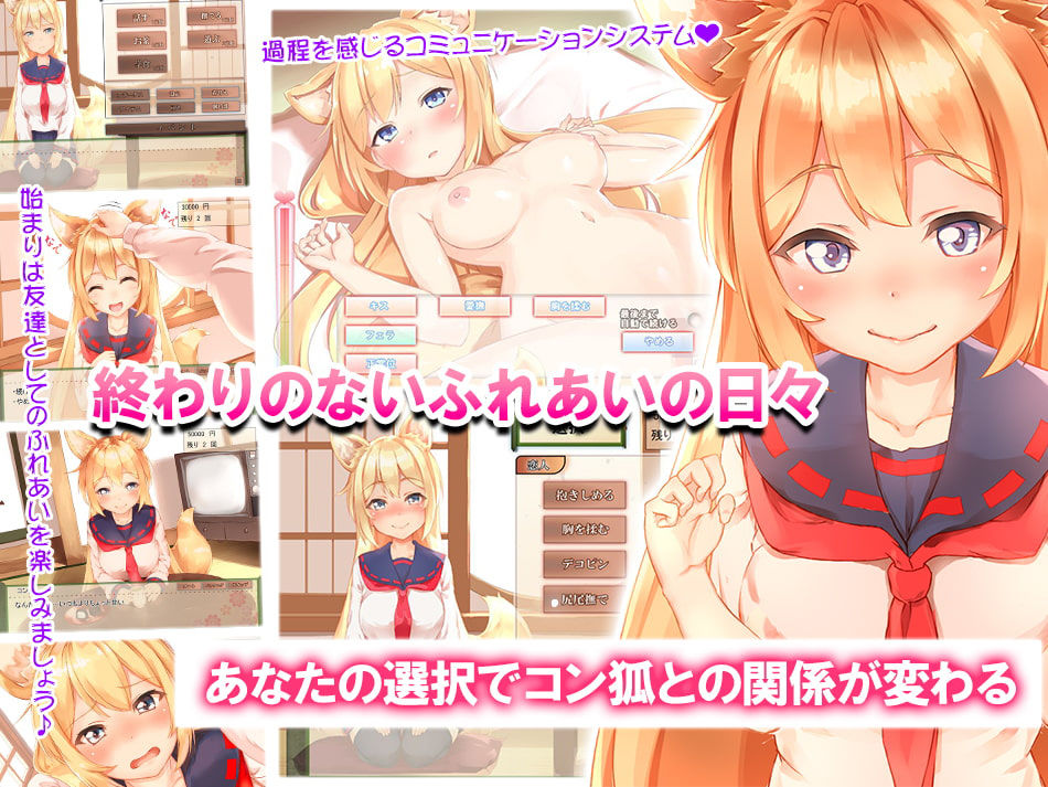 【Live2D】コン狐との日常＋（ぷらす）完全版 ごほうびパッチ入り【めがみそふと】